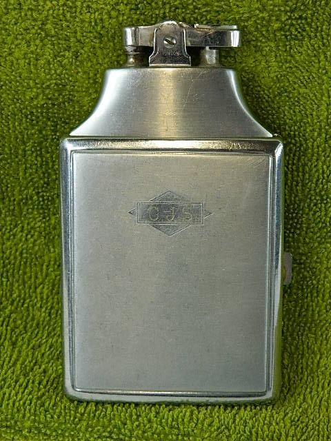 Ronson Master Case Etched Silver Tone Cigarette Lighter Monogram -  C. J. S.