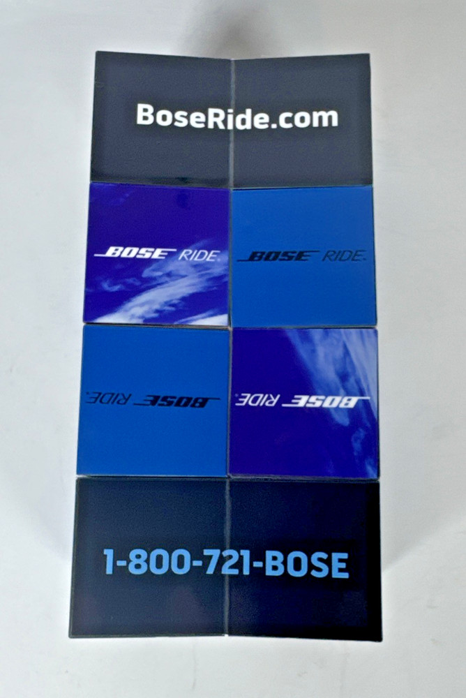 Bose Ride System Marketing Informational Advertising Infinity Cube