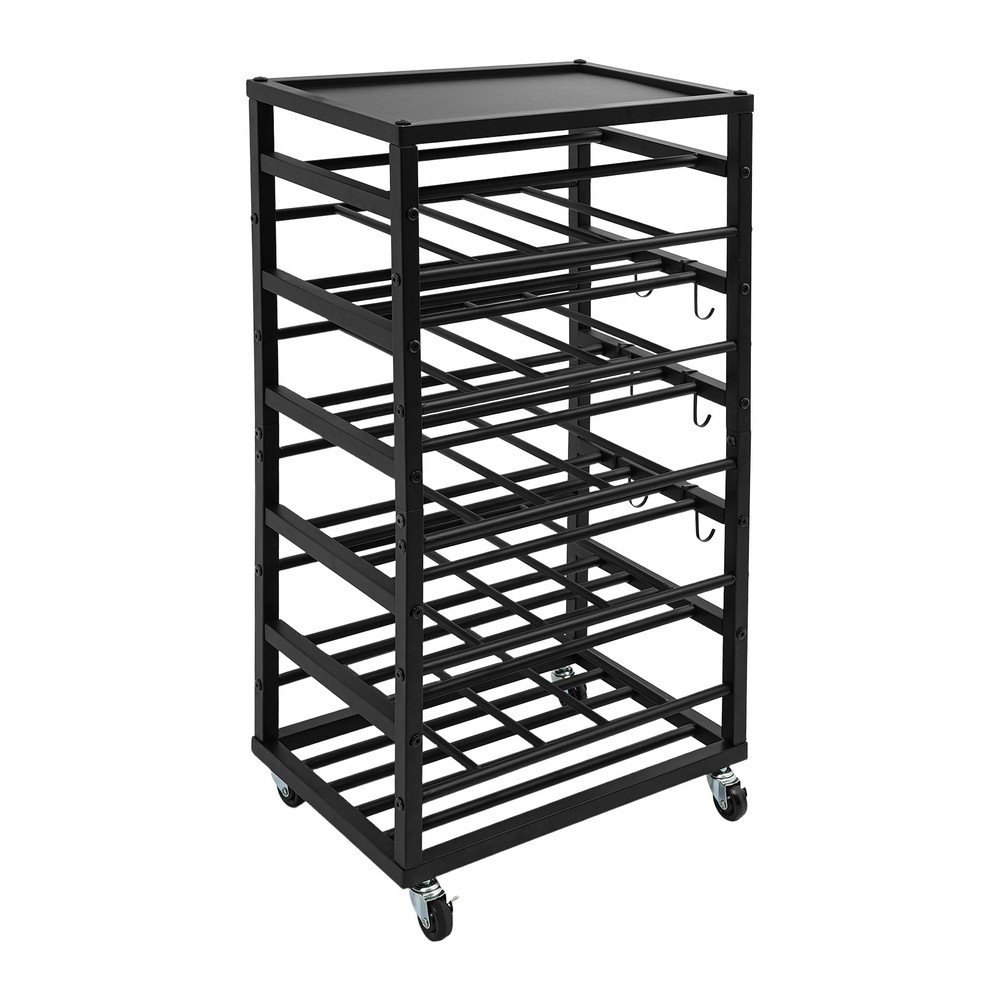 Paint Organizer Storage Rack Paints Storage Cart Rolling Paint Bottle Organizer