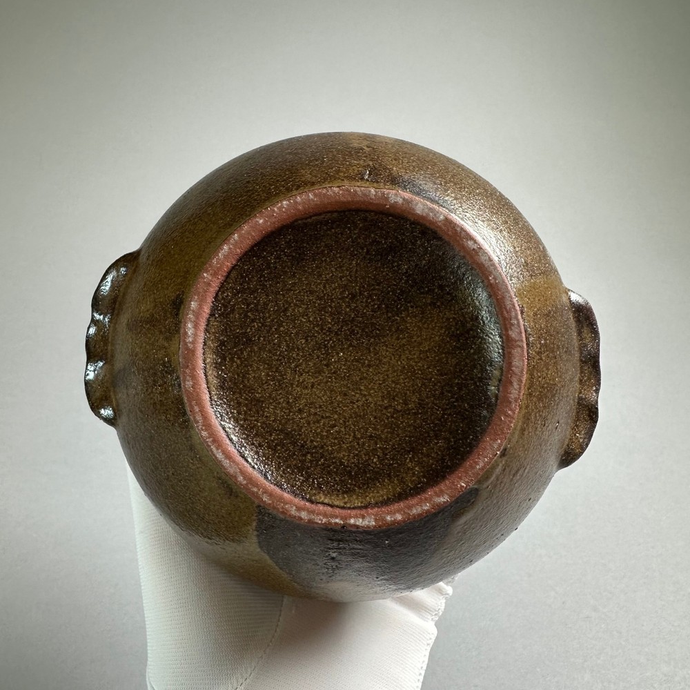 Korean Earthenware Onggi Handmade Ceramic Fermentation Storage Vessel Kimchi M