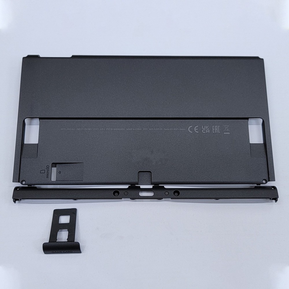 Replacement Bottom Housing Shell Backplate Slot Cover For Nintendo Switch OLED[