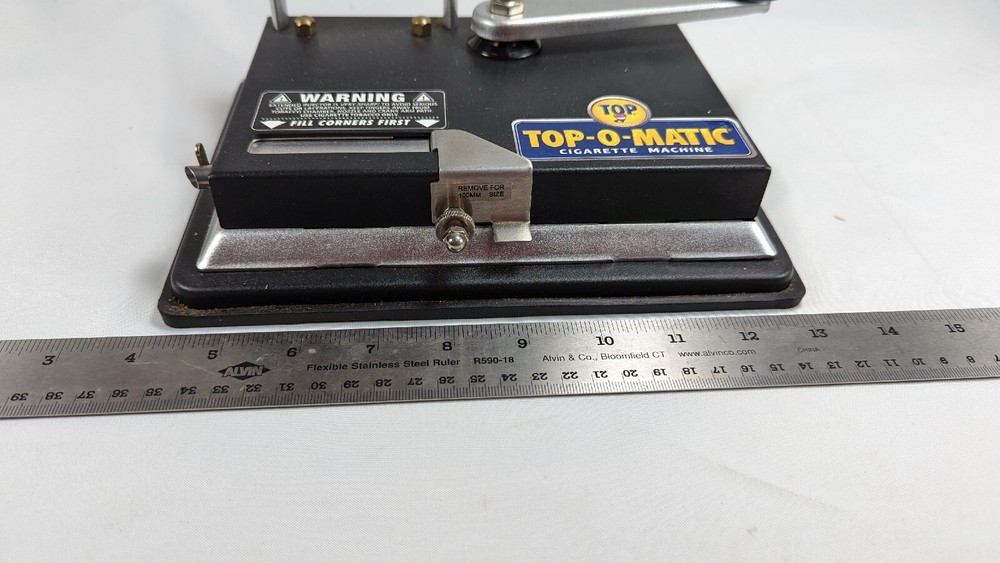 Top-O-Matic Cigarette Rolling Making Machine-Working Used Condition-Tobacco