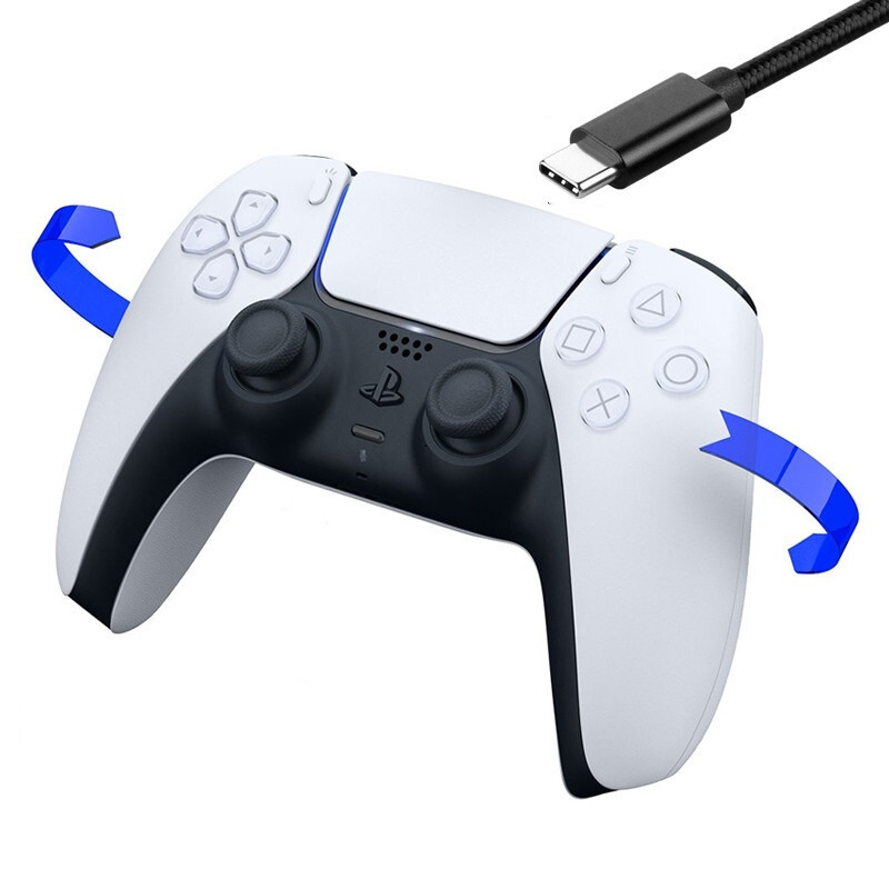 Type-C USB-C Charging Cable for Sony PS5 Controllers - 100 Pack, 1M/3FT