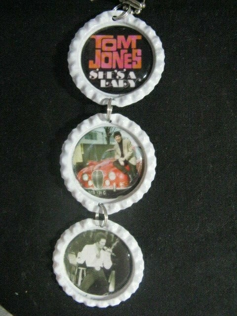 Bottle Cap Image Inside R/View Mirror ~ Tom Jones ~ **Gift Idea