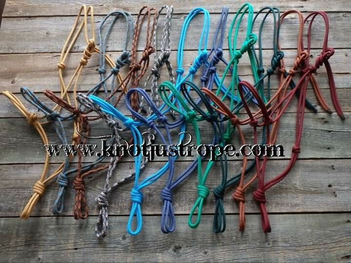 Basic Rope Horse Halter Custom Hand Made