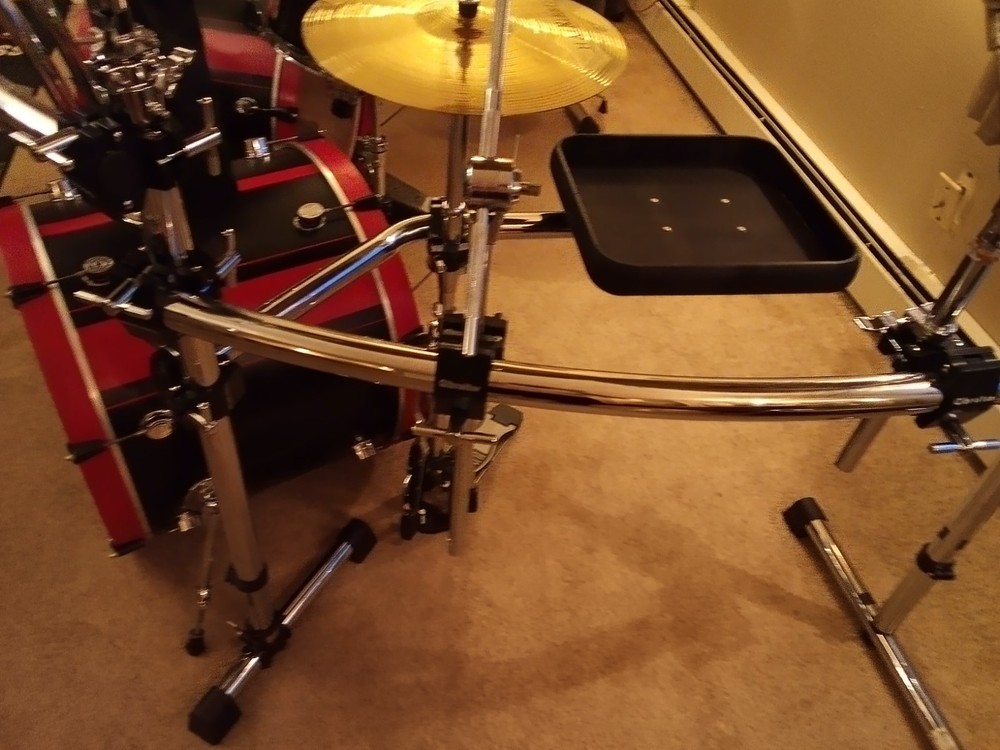 Full 8pc Pdp Custom Kit And Gibraltar Rack