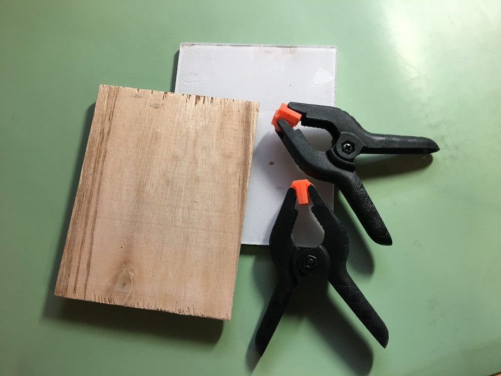 Trading Card cold pressing clamp kit