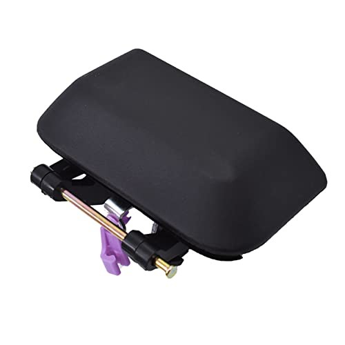 1 Pcs Rear Passenger Side Black Plastic Exterior Door Handle Replacement for