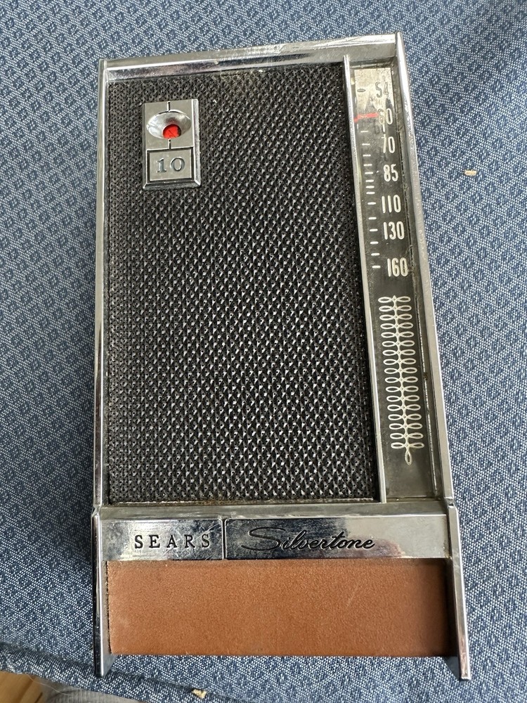 Sears Silver tone 5214 Transistor Radio
