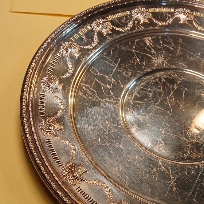 Reed & Barton EPNS Silver Plate Decorative Charger Plate 11" 1706 Decorative