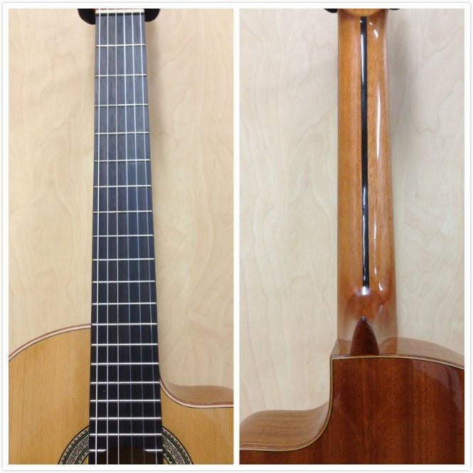 Miguel Rosales HS10CEQN Solid Top Electro-Classical Guitar + Accessories