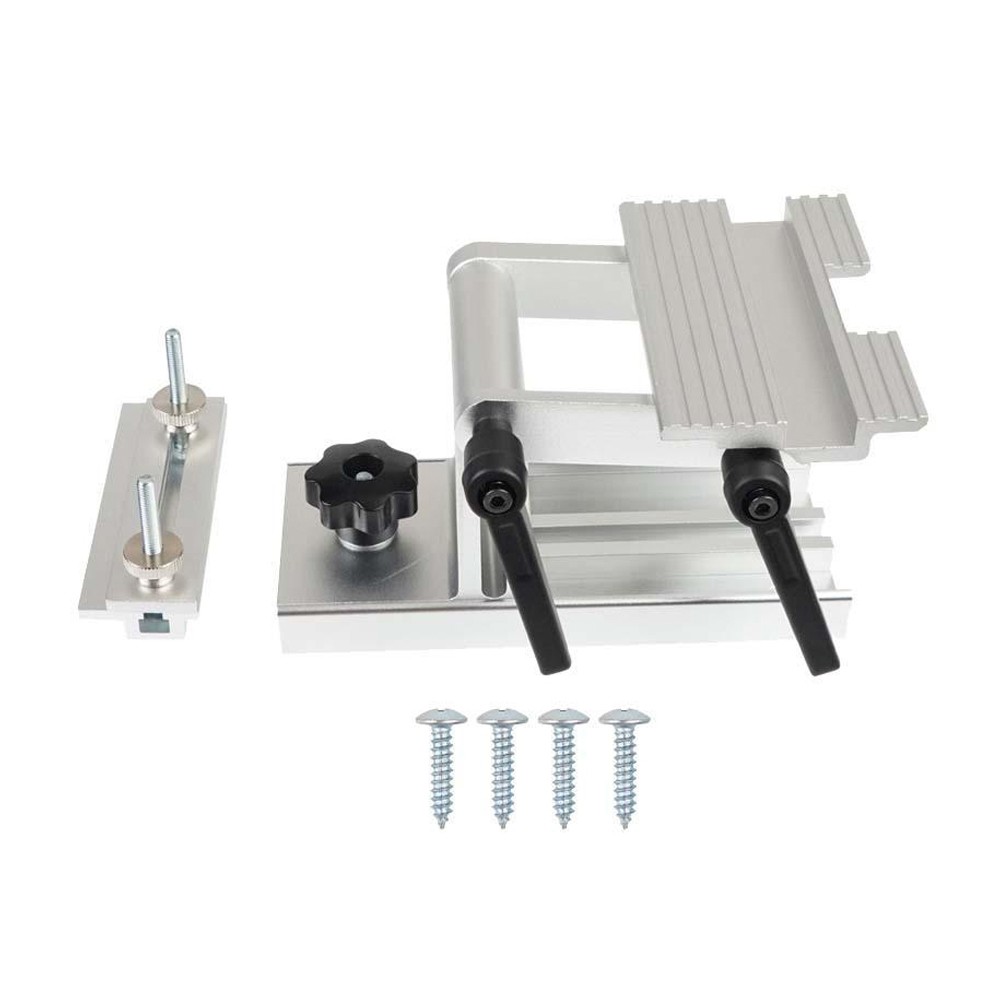 Durable Tool Rest Sharpening Jig Adjustable for 6” & 8” Bench Grinders Aluminum