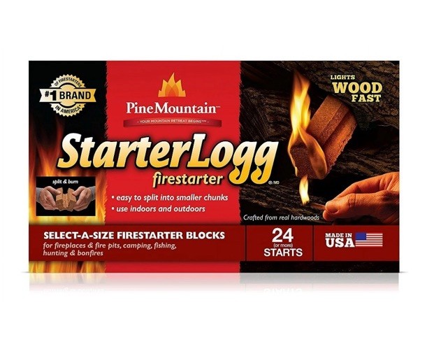 Pine Mountain Starter Logg Pine Sawdust Fire Starter Starterlogg Campfire