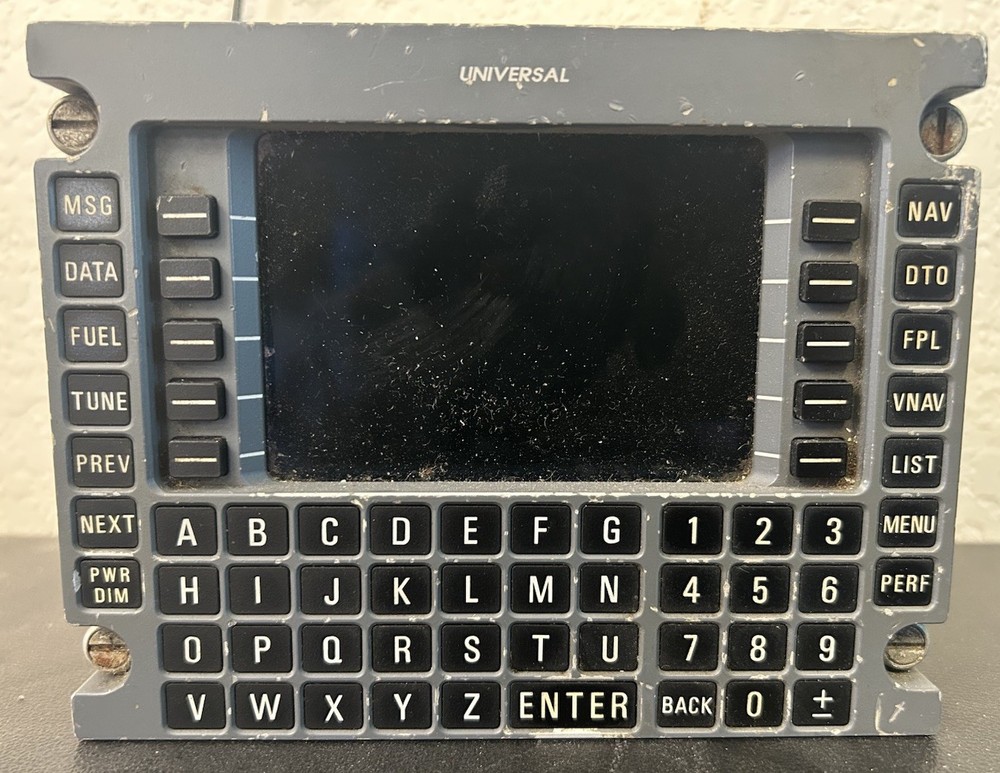Universal Avionics Control Display Unit UNS-1 - PN 1117-1-104 (As Removed)