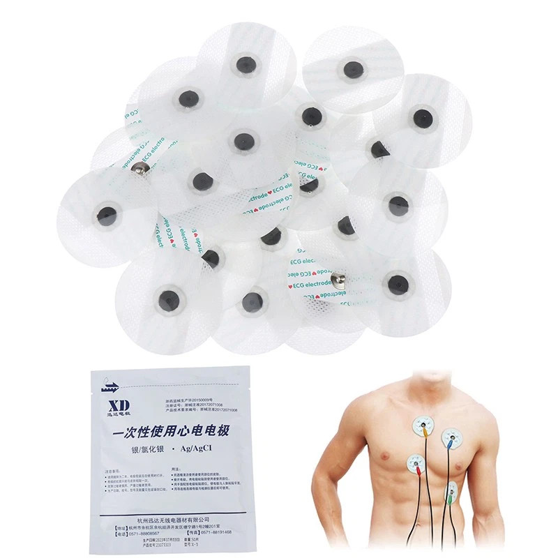 Practical100pcs Non-Woven Disposable Replacement Pads For Massager Pain Relief