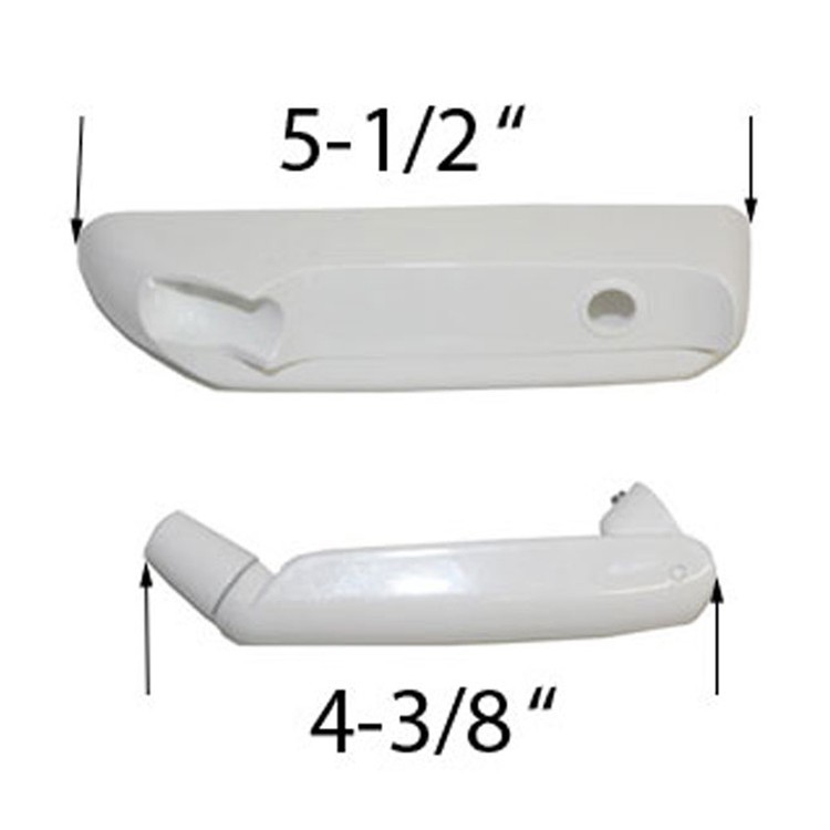 Ashland Operator Cover and Folding Handle Left Hand White