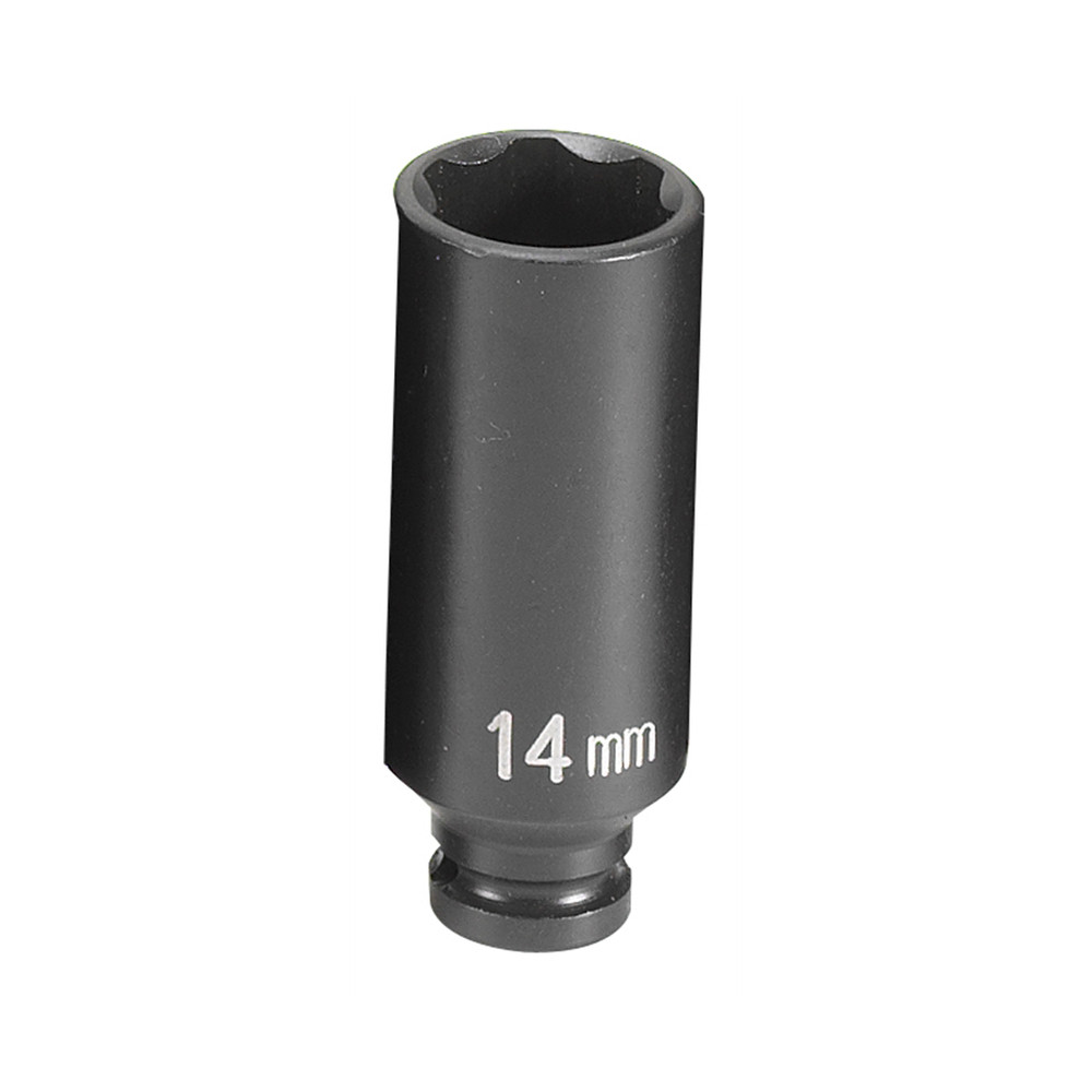 Grey Pneumatic 1/4" Surface Drive x 14mm Deep  Socket