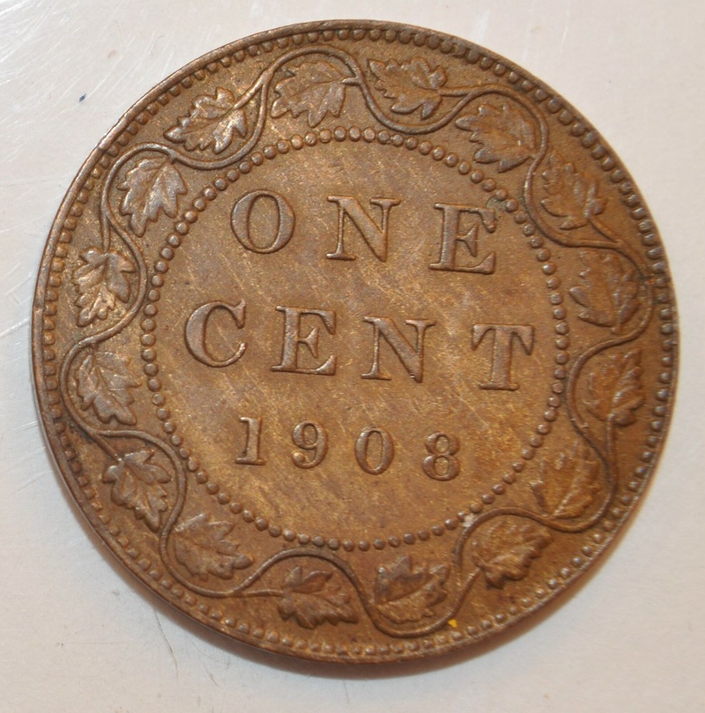 1908 Canada Large cent