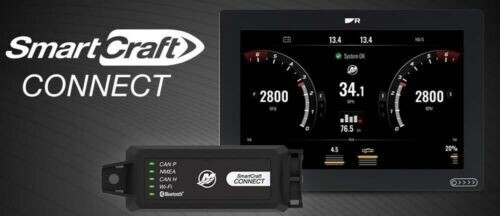Mercury NMEA Smart Craft Connect Module Single Engine Under Dash PN 98-8M0173694