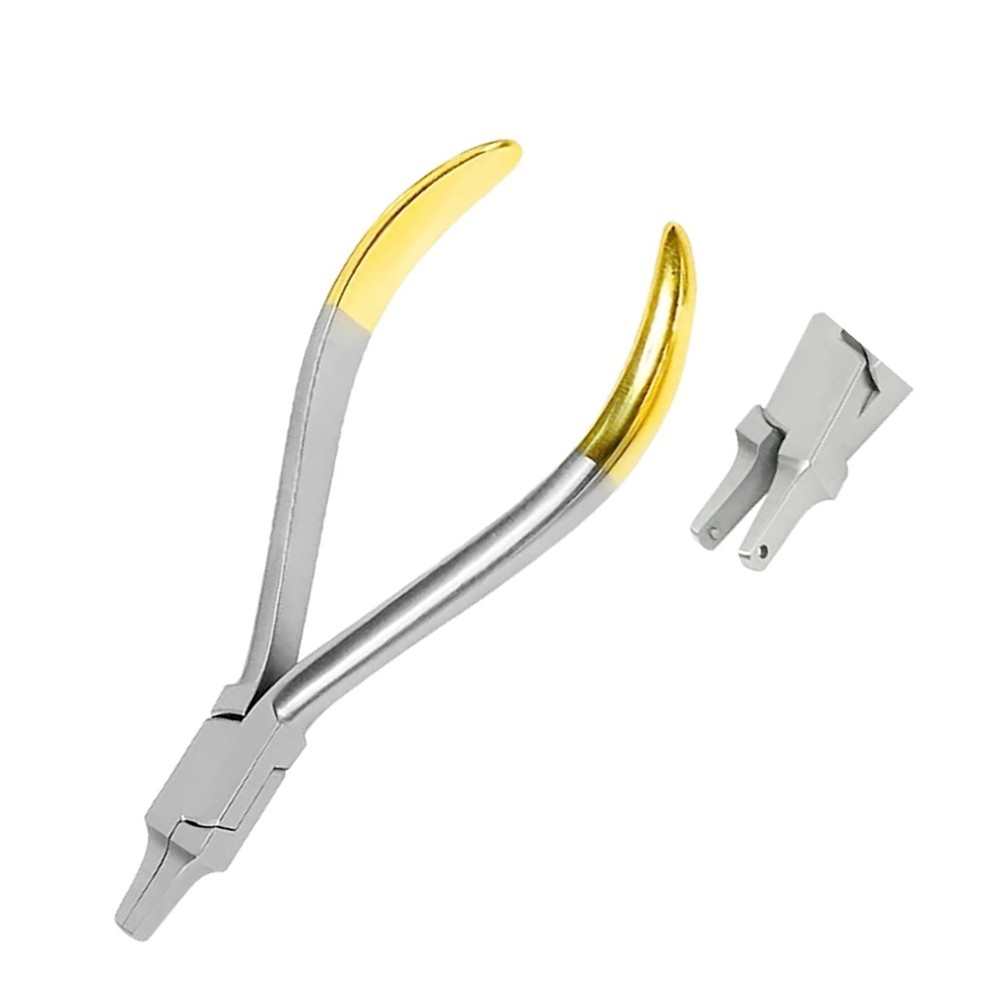 Retainer Invisible Clear Brace Aligner Plier Gold Handle Mini Dot Dimple DN-2560