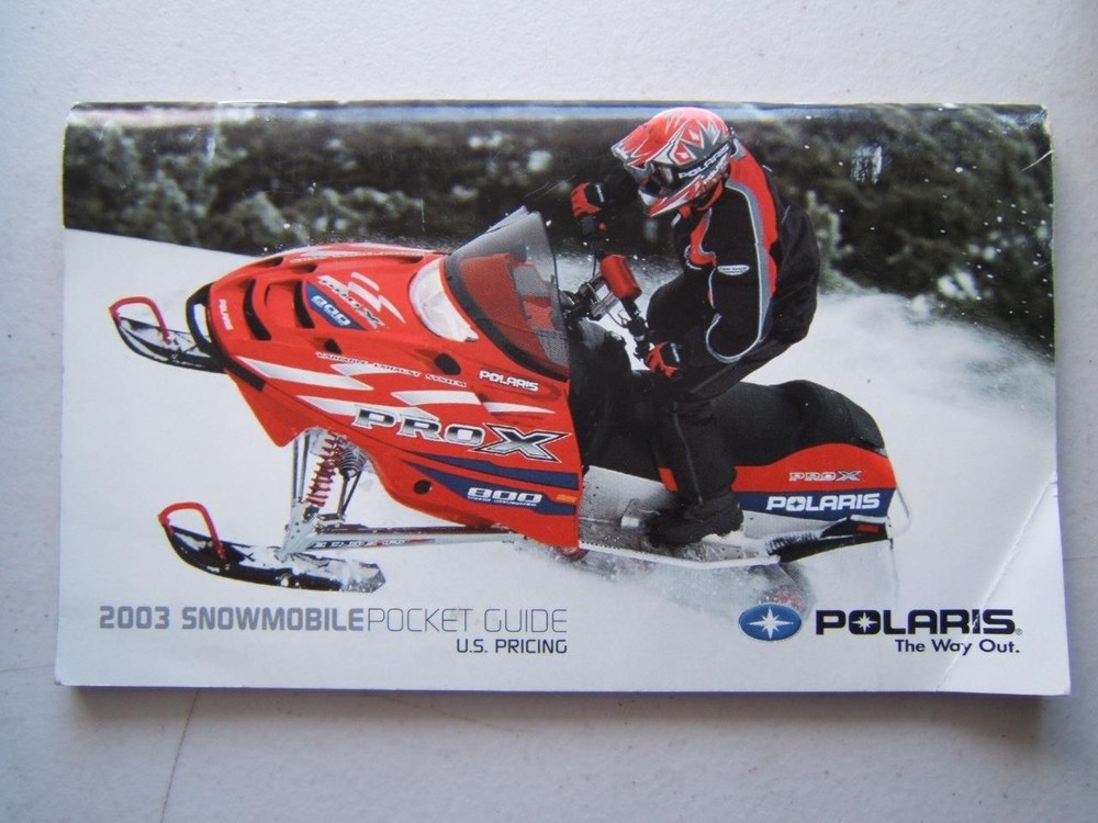 2003 POLARIS SNOWMOBILE POCKET GUIDE U.S. PRICING
