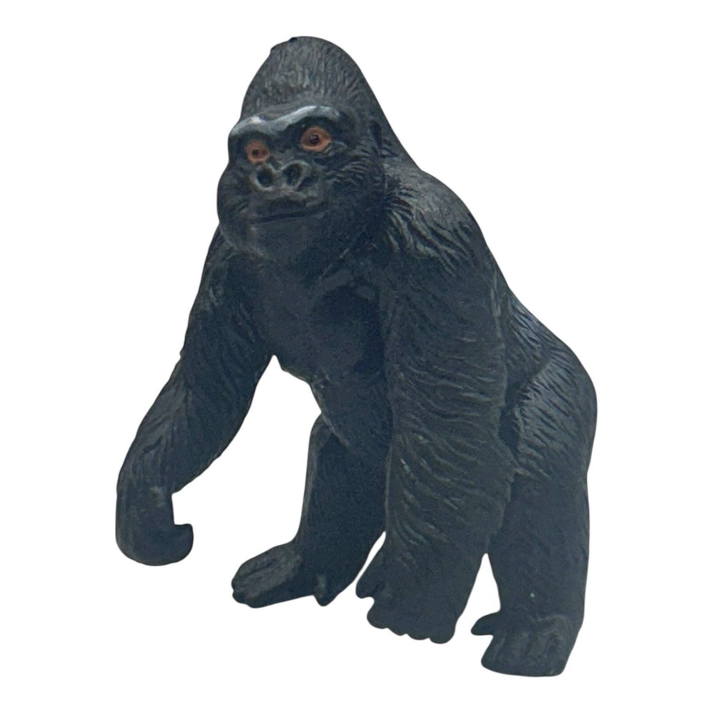 2021 Blip  Silverback Gorilla  Solid PVC Figure Toy 3"