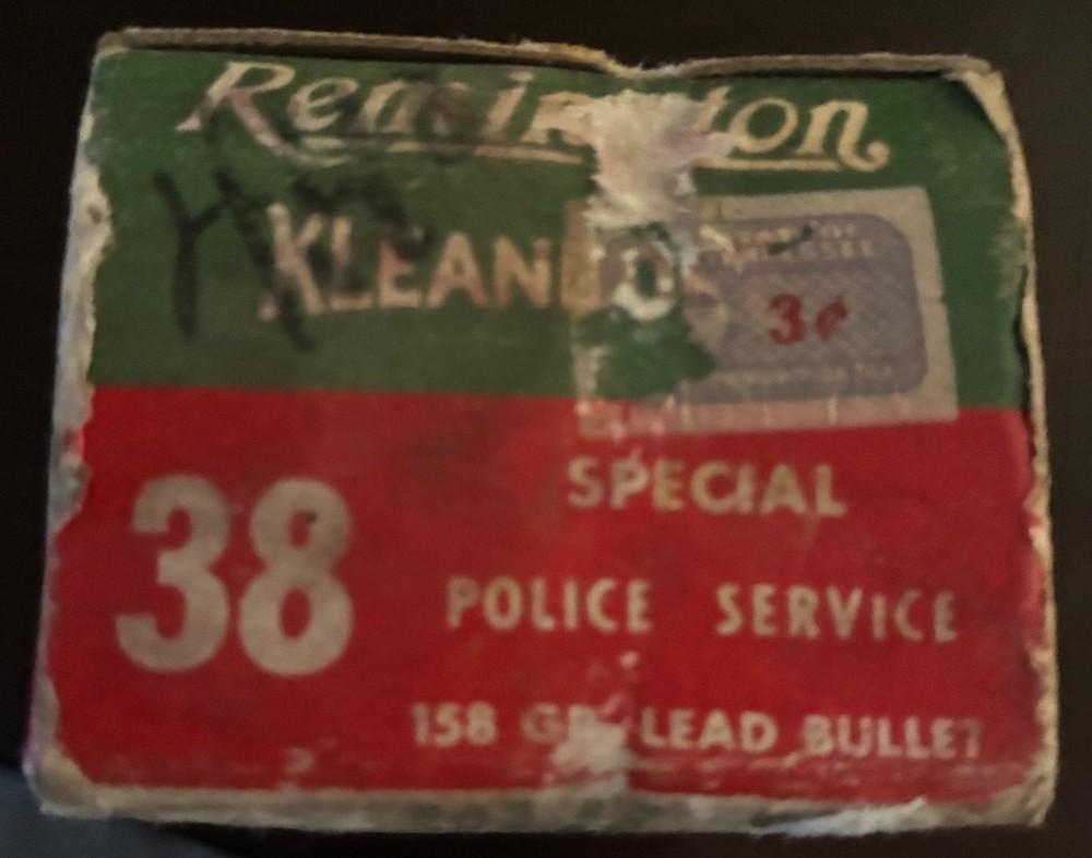 ANTIQUE .38 Special EMPTY Cartridge Boxes