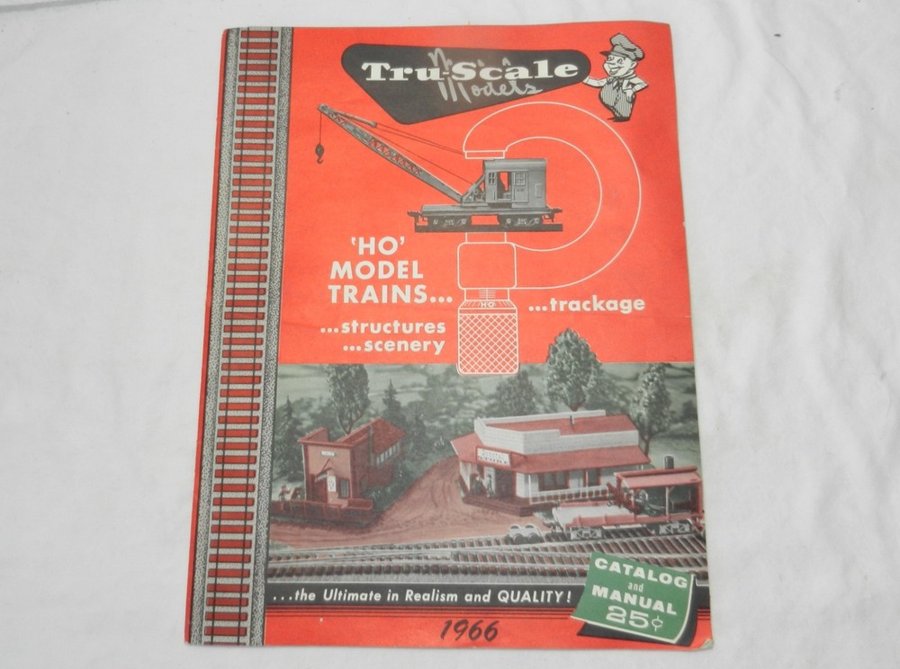 HO Tru-Scale Models Catalog 1966 Track, Structures, Scenery