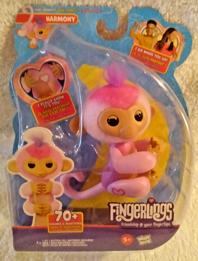 Fingerlings Harmony Interactive Monkey Toy NEW
