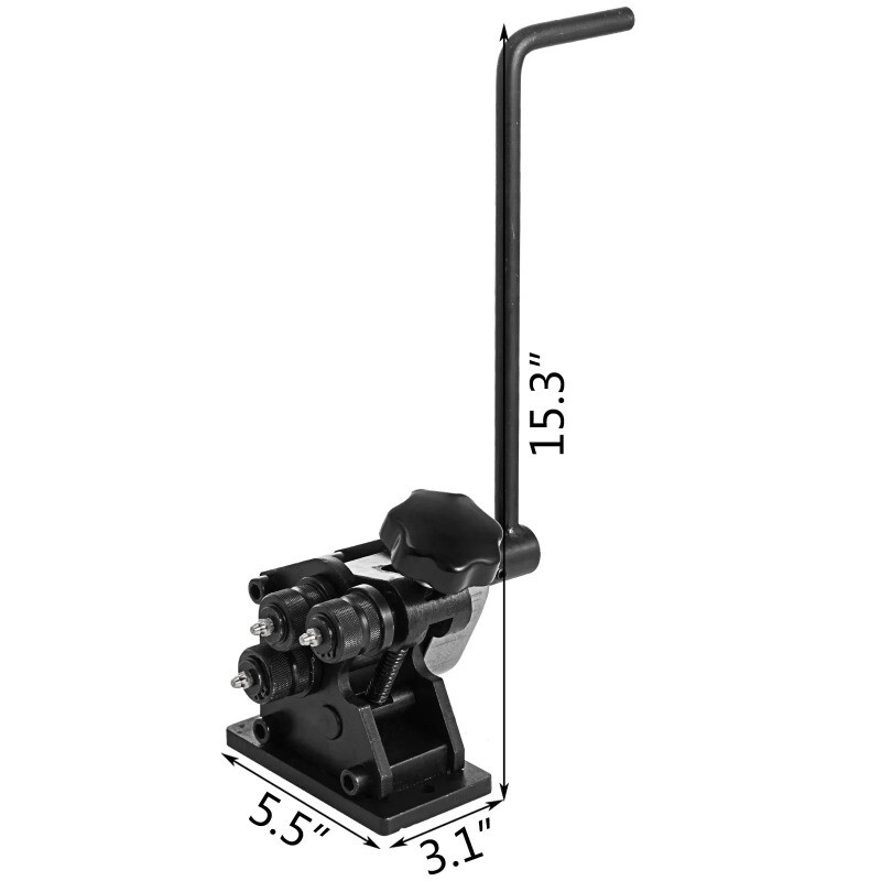 Round Rolling Machine PR-3 Manual Rolling Plate Three Roller Rolling Machine