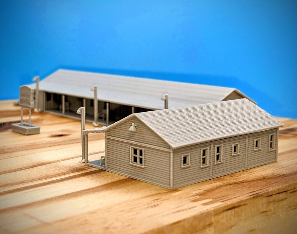 N Scale - Bates Motel - 1:160 Scale Building