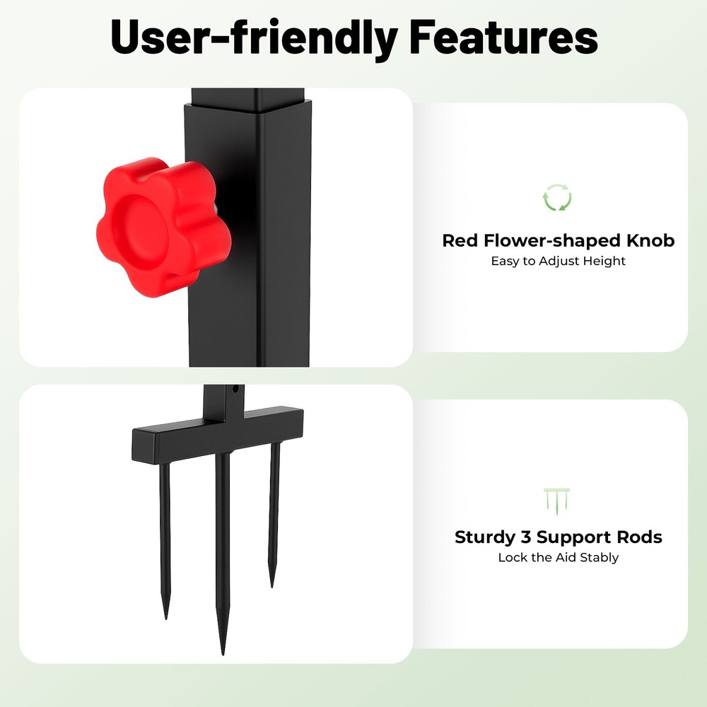 Golf Swing Trainer Aid-Durable Iron Golf Practice Swing Groover & Hitting Hanger