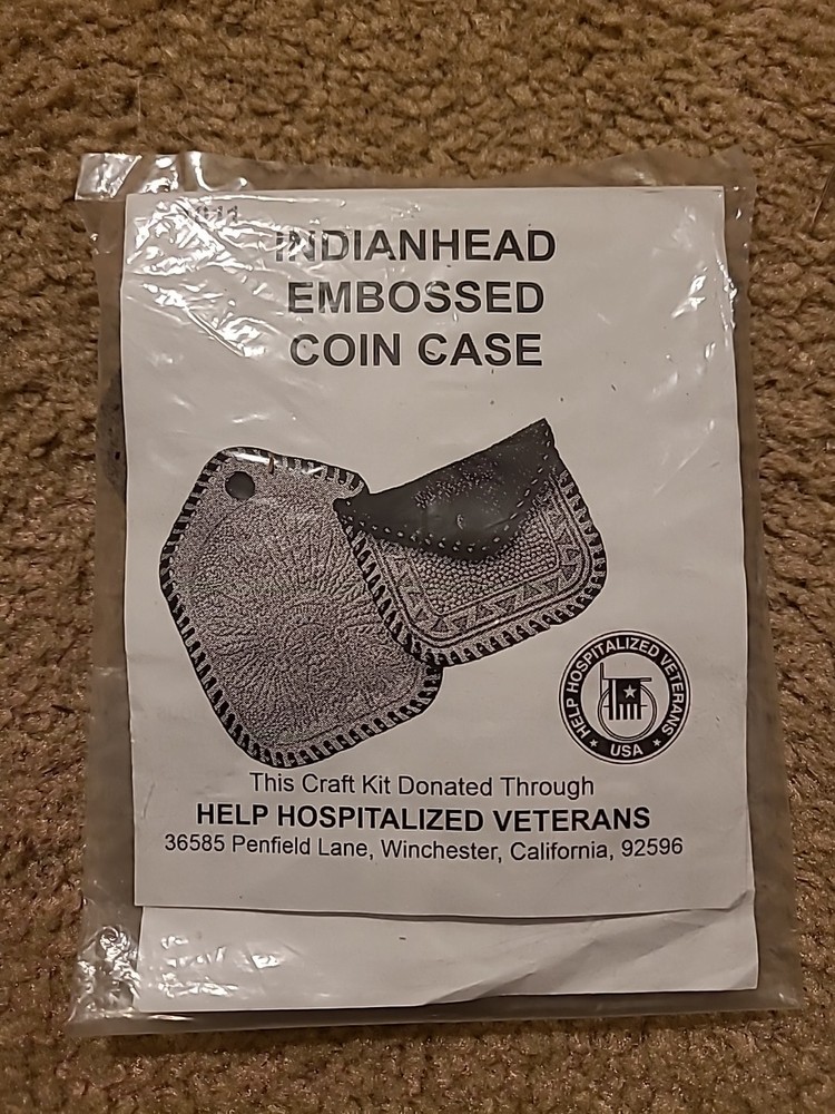 Embossed Coin Case Leather Crafting Kit