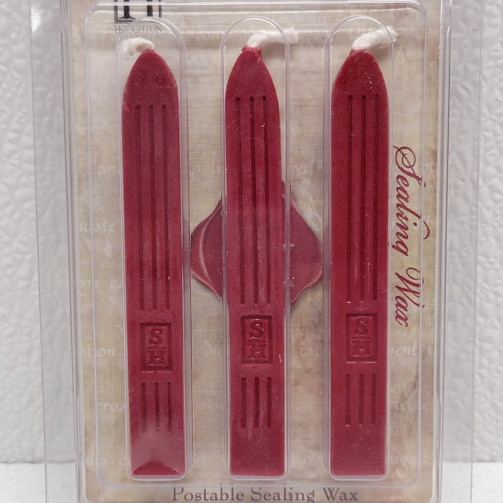 Ceramic Mini "E" Ceramic Mini Seal Stuart Houghton By Manuscript With Red Wax