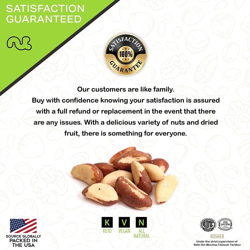 Brazil Nuts Roasted & Salted - No Shell, Whole
