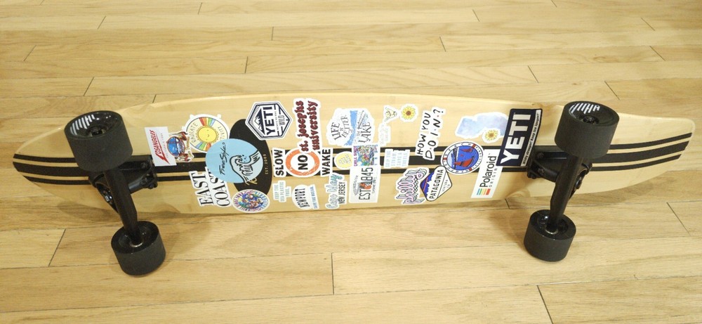 Retrospec Zed Palm Leaves 44" Longboard Skateboard