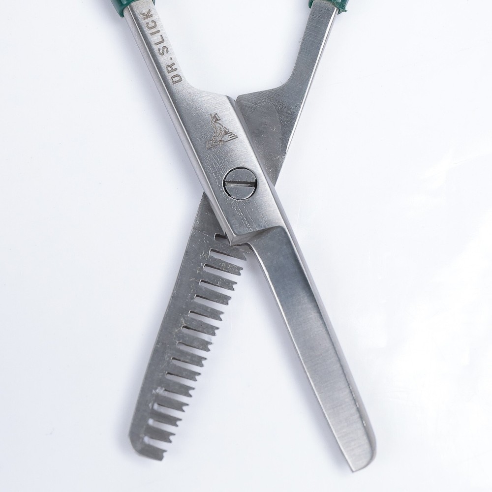 Dr Slick Open Loop Thinning Scissors 4" - Green - FREE SHIPPING