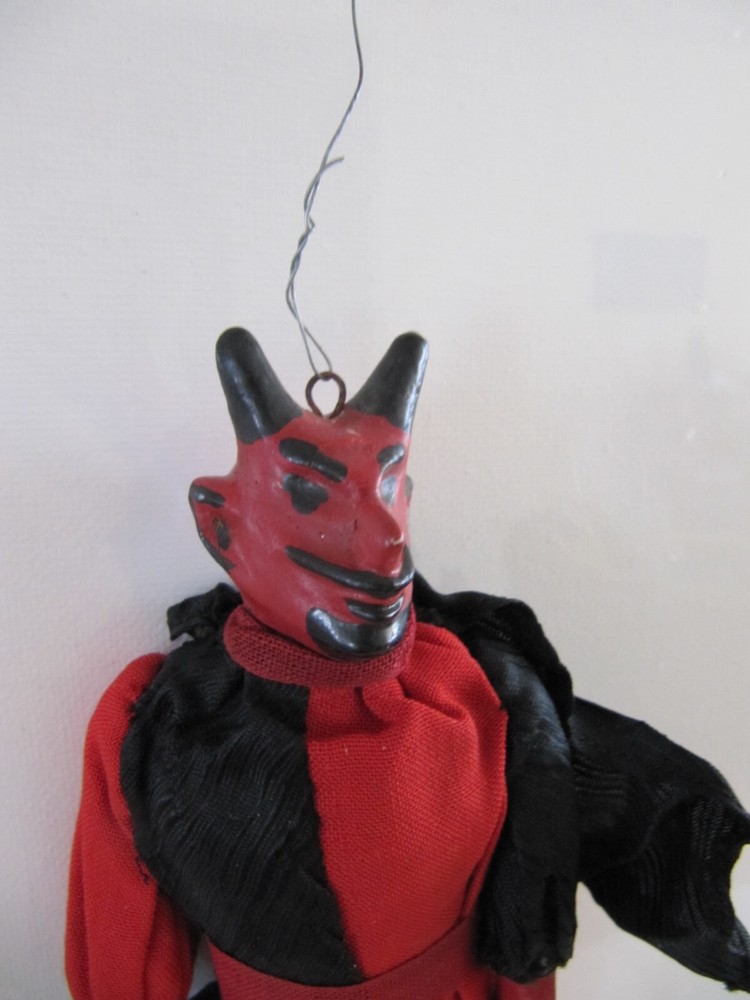 VINTAGE DEVIL FOLK ART SCULPTURE from Italy
