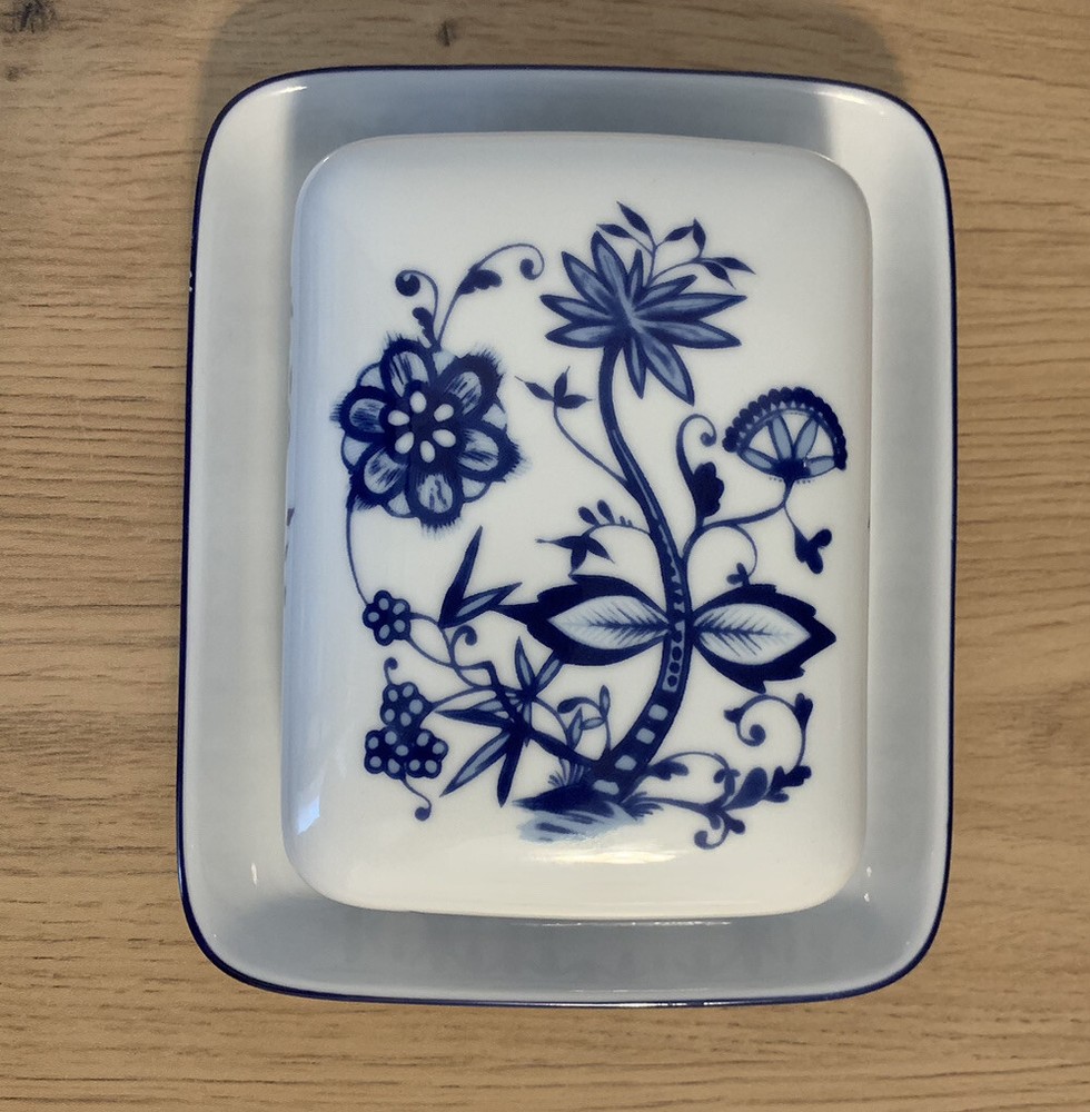 Butter Dish KAHLA Zwiebelmuster Onion Pattern