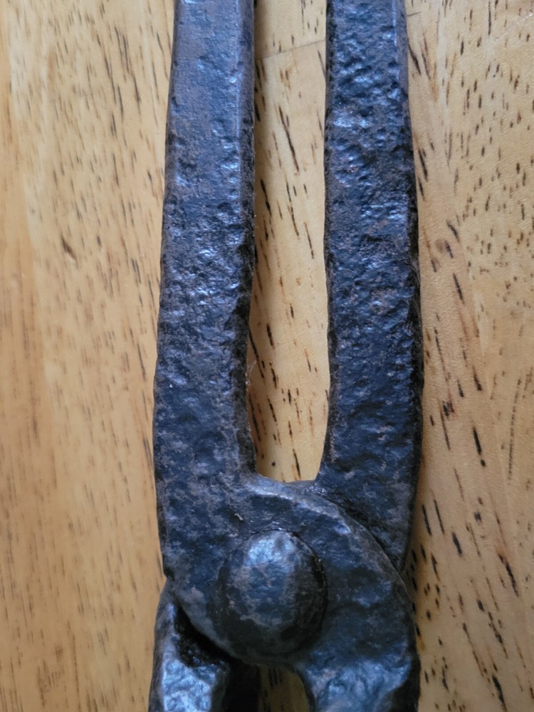 Antique 14" Hand Forged Iron Blacksmithing Reloading Tool Farm Barn Rustic