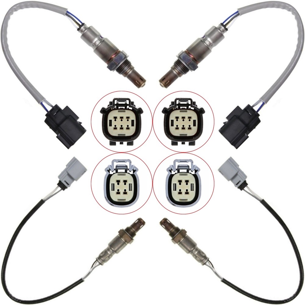 4pcs Oxygen O2 Sensor Upstream+Downstream For Lincoln MKX 3.7L V6 2016 2017 2018