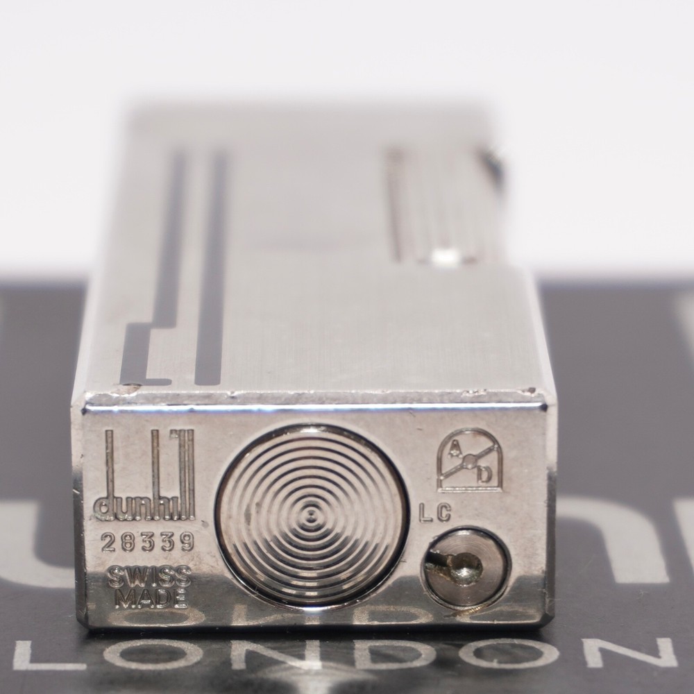 Limited edition item Dunhill lighter stainless d pattern_Ultrasonically cleaned