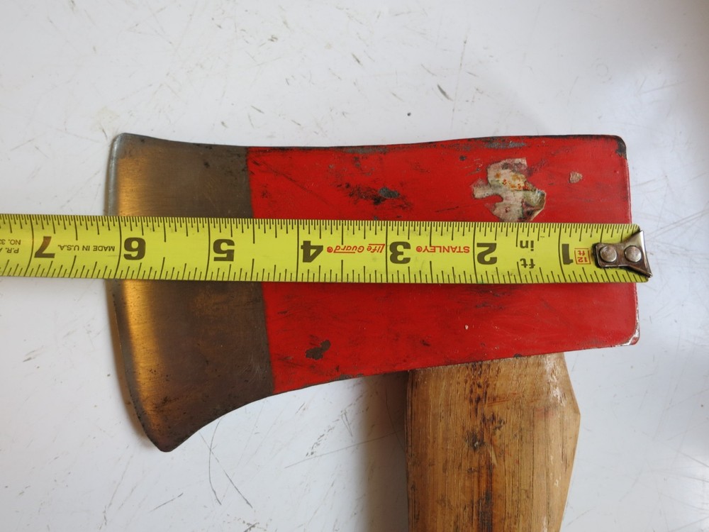MARION TOOL 2 1/4 LB BOYS CAMP AXE WITH ORIGINAL HANDLE PAINT WITH SHEATH
