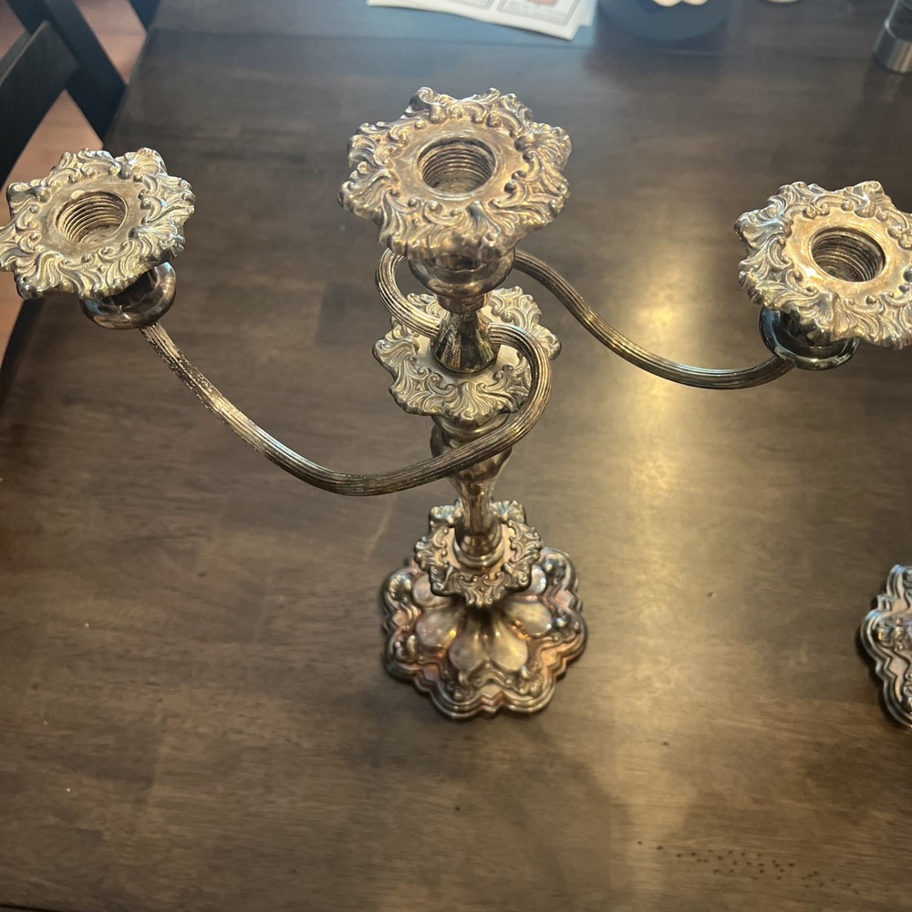Antique Candlesticks (believed Sterling)