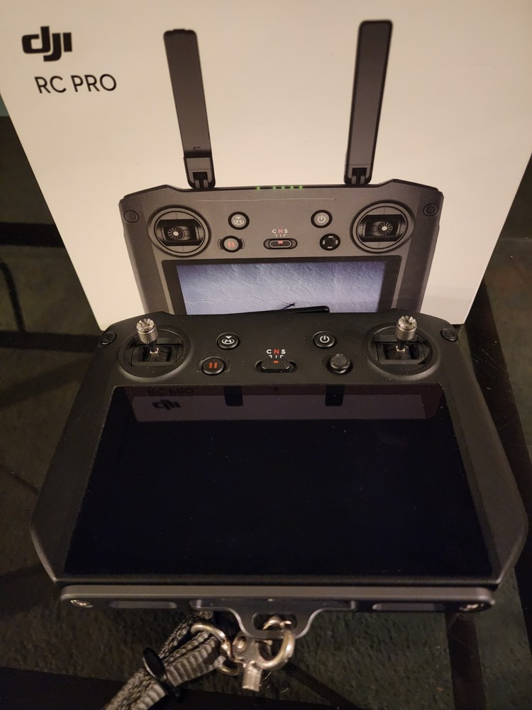 DJI RC Pro Controller, with Screen Protector, Hard Case, Lanyard, Bracket & Card