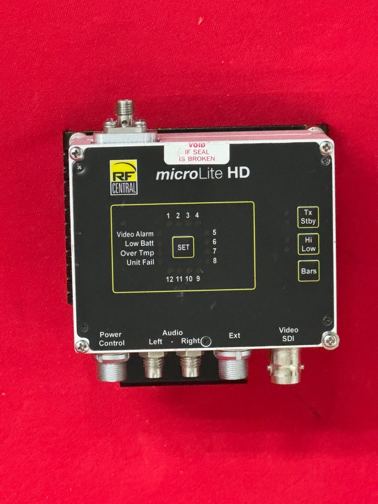 Nucomm RF Central MicroLite 2 Ghz HD MPEG 4 Transmitter HD/SDI