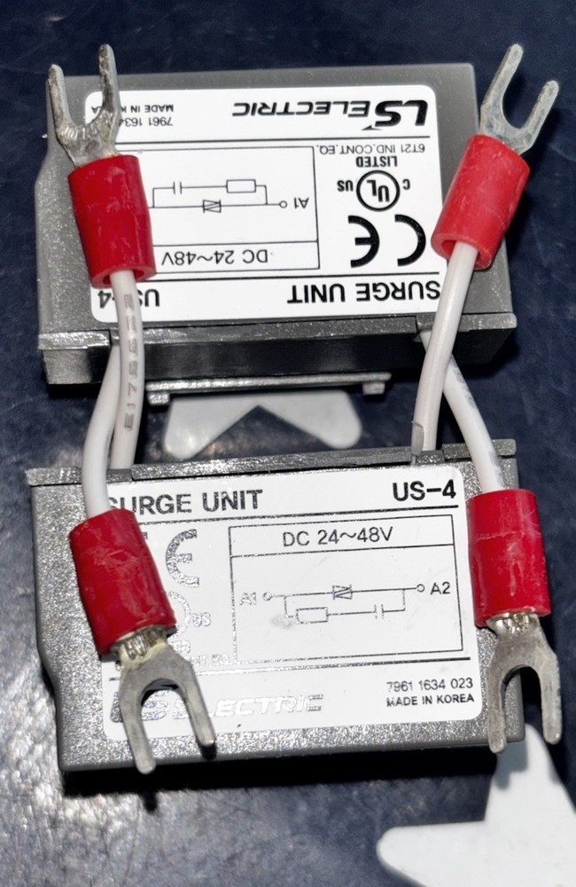 Two Pieces LS Electric US-4 Surge Protector Unit DC24 - 48V TWO UNITS