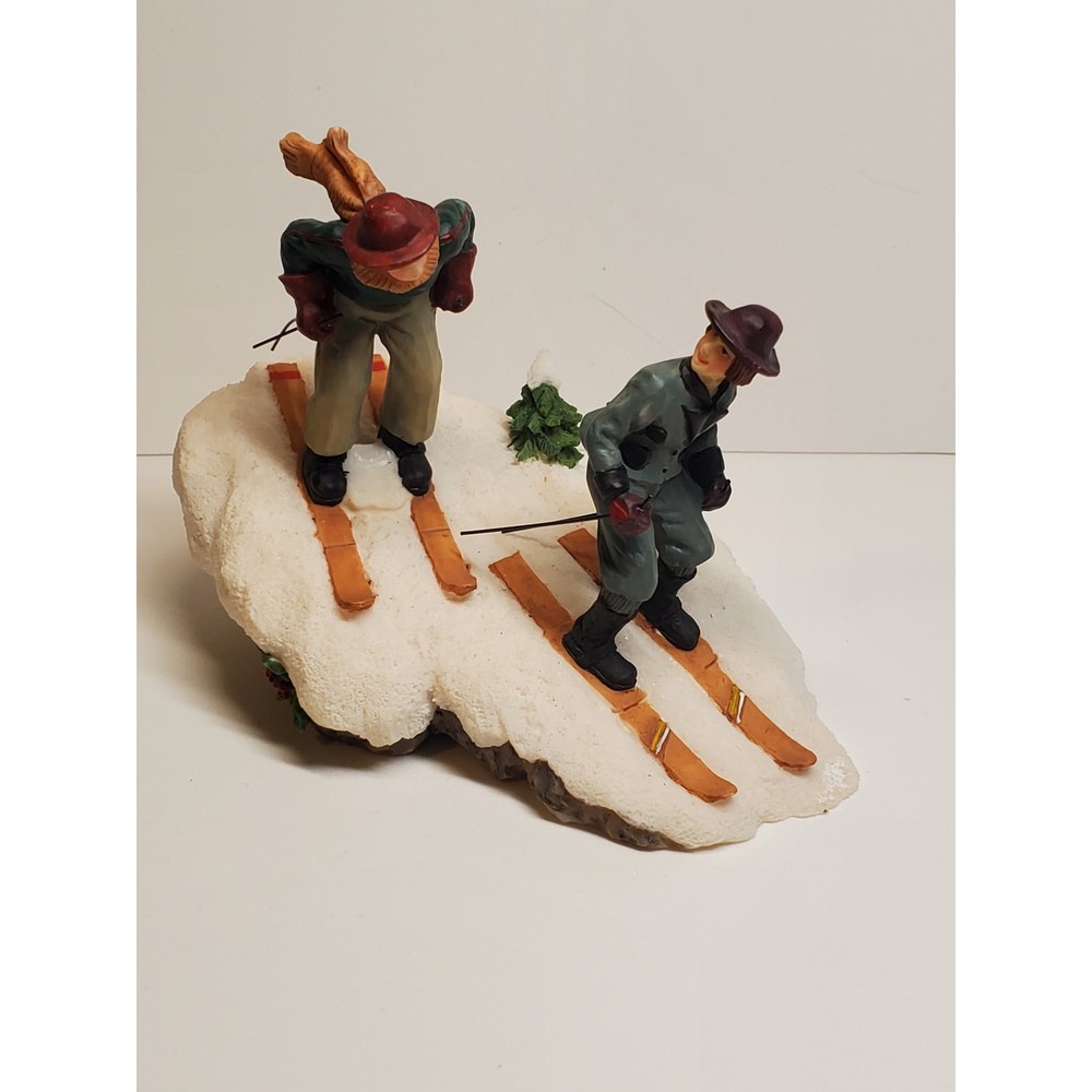 Ski Down Slop Figurine - 3"