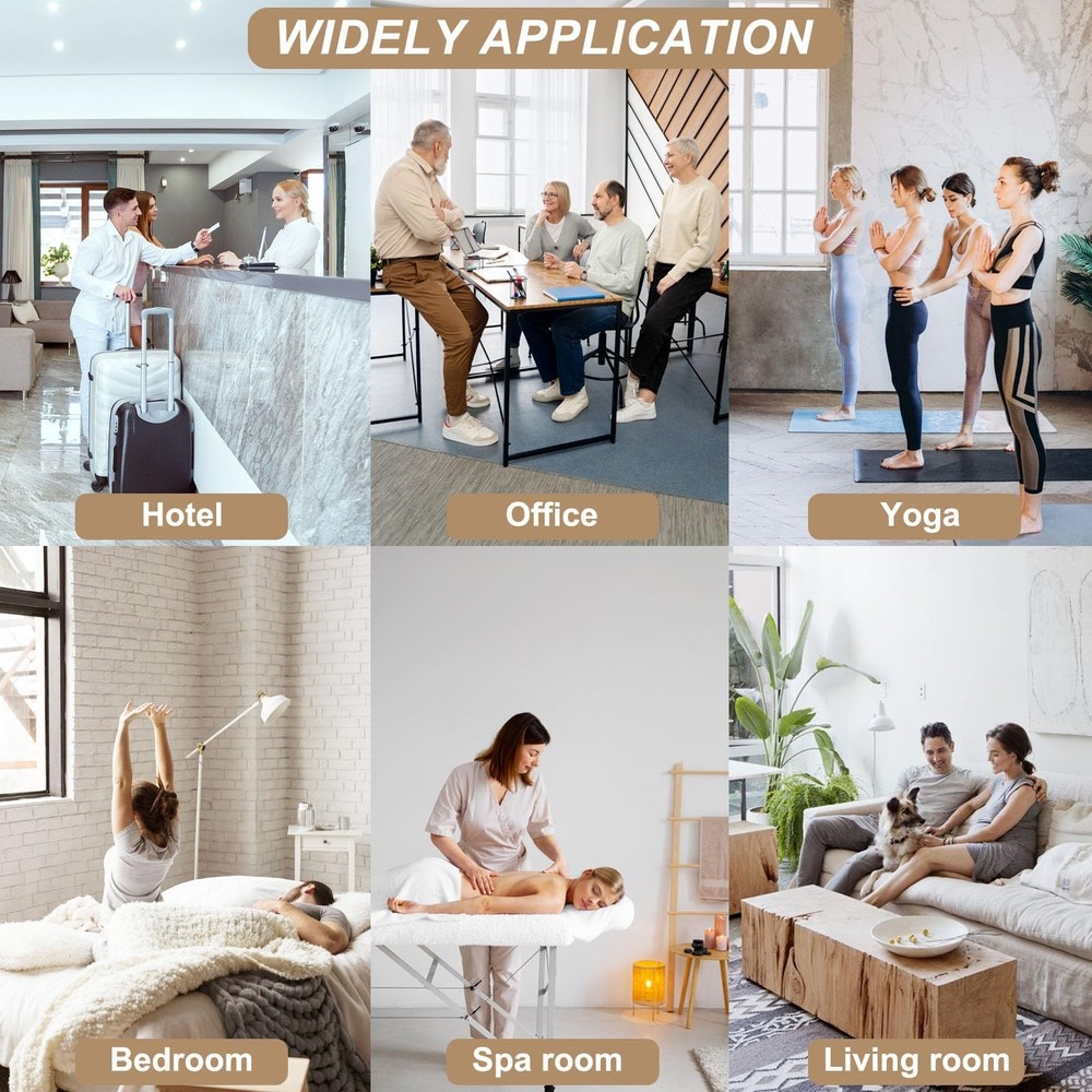 Smart Scent Air Machine for Home, 1500 Sq.Ft Coverage Hotel Collection Diffus...