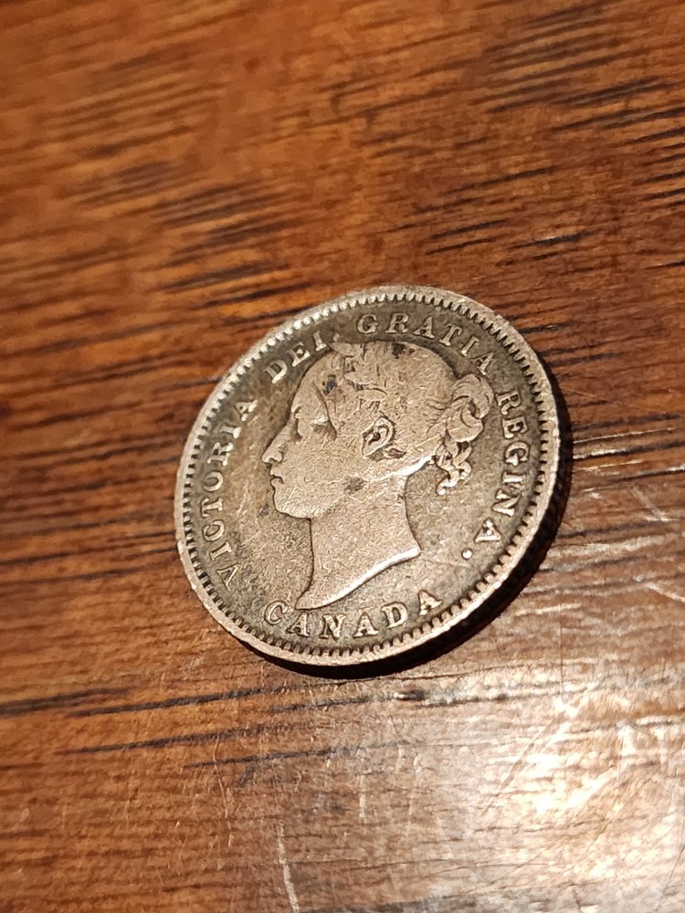 1888 Canada 10 Cents Silver Coin